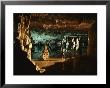 Spelunker Explores Mil Columnas Cave by Bill Hatcher Limited Edition Pricing Art Print