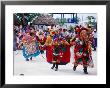 Street Performance Of Palapas, Jaranas And Music, Flores, El Peten, Guatemala by Tony Wheeler Limited Edition Pricing Art Print