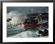 A Danish Fisherman Eases His One-Man Boat Into Harbor On A November Day by Cotton Coulson Limited Edition Pricing Art Print