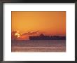 Cargo Ship At Sunrise, Miami Beach, Fl by Jeff Greenberg Limited Edition Print