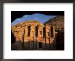 The Facade Of The Monastery At Sunset In Petra, Jordan by Richard Nowitz Limited Edition Pricing Art Print