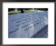 Closeup Of John F. Kennedy's Grave, Arlington, Virginia by Kenneth Garrett Limited Edition Print
