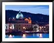 Waterfront View Of Southern Harbor And Agios Therapon Church, Lesvos, Mytilini by Walter Bibikow Limited Edition Print