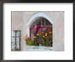 Windows And Flowers In Village, Cappadoccia, Turkey by Darrell Gulin Limited Edition Print