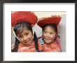 Portrait Of School Girls In Native Dress At Recess, Huilloc, Peru by Dennis Kirkland Limited Edition Print