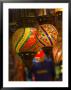 Stained Glass Lamp Vendor In Spice Market, Istanbul, Turkey by Darrell Gulin Limited Edition Print