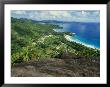 An Elevated View Of A Shore-Side Village From Mount Sebert by Bill Curtsinger Limited Edition Print