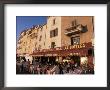 Restaurants Around The Harbour, St. Tropez, Var, Cote D'azur, Provence, France by Ken Gillham Limited Edition Pricing Art Print