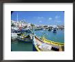 Fishing Harbour, Marsaxlokk, Malta, Mediterranean by Simon Harris Limited Edition Print