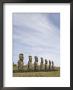 Ahu Akivi, Unesco World Heritage Site, Easter Island (Rapa Nui), Chile, South America by Michael Snell Limited Edition Print