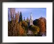 Church Steeple In Autumn Leaves, Sonora, Usa by Rick Gerharter Limited Edition Print