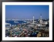 Yeni Cami (New Mosque) From Minaret Of Rustem Pasa Camii, Istanbul, Turkey by Izzet Keribar Limited Edition Print