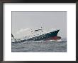 A Factory Trawler Crashes Through High Waves Of The Bering Sea by Natalie B. Fobes Limited Edition Print