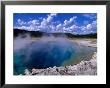 Steam Rising From Sapphire Pool In Biscuit Basin, Yellowstone National Park, Usa by John Elk Iii Limited Edition Print