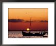 Sunset And Fishing Boats, Isla Mujeres, Mexico by Chris Rogers Limited Edition Print