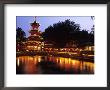 Chinese Tower At Tivoli, Copenhagen, Denmark by Holger Leue Limited Edition Print