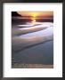 Sunset At Porth Joke With Strange Sand Pools, Cornwall, Uk by David Clapp Limited Edition Print