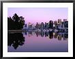 City Skyline At Dusk Reflected In Coal Harbour Vancouver, British Columbia, Canada by Barnett Ross Limited Edition Print