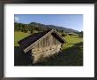 Wooden Barns Dot The Alpine Landscape, Near Garmisch-Partenkirchen And Mittenwald, Bavaria, Germany by Gary Cook Limited Edition Pricing Art Print