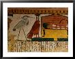 Painted Funerary Scene At Tomb Of Nefertari, Valley Of The Kings, Egypt by Kenneth Garrett Limited Edition Print