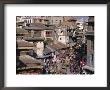 Busy City Street Scene, Kathmandu, Nepal, Asia by Gavin Hellier Limited Edition Print