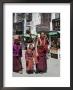 Pedestrians, Barkhor, Lhasa, Tibet, China by Ethel Davies Limited Edition Print