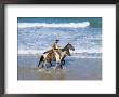 Couple Riding Horses On The Beach, Tibau Do Sul, Natal, Rio Grande Do Norte State, Brazil by Sergio Pitamitz Limited Edition Print