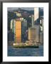 Star Ferry Crossing Hong Kong Harbour With The Towers Of Hong Kong Island Beyond, Hong Kong, China by Greg Elms Limited Edition Print