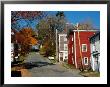 Town Street In Autumn, Lunenburg, Canada by Wayne Walton Limited Edition Print