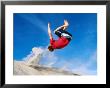 Man Somersaulting Down Dunas De Soledad Sand Dune, Guerrero Negro, Baja California Sur, Mexico by Brent Winebrenner Limited Edition Print