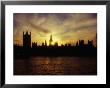 Houses Of Parliament Silhouetted At Sunset, London, United Kingdom by Dennis Johnson Limited Edition Pricing Art Print