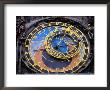 Face Of Astronomical Clock In Old Town Square, Prague, Czech Republic by Chris Mellor Limited Edition Print