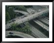 Aerial View Of Highways With Circling Overpasses by Todd Gipstein Limited Edition Print