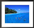 Snorkelling At One Foot Island, Aitutaki Lagoon, Cook Islands by Holger Leue Limited Edition Print