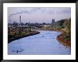 Warta River With City In Background, Poznan, Poland by Rick Gerharter Limited Edition Print