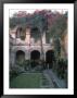 Courtyard Of The Camino Real Oaxaca Hotel, Bougainvillea And Garden, Mexico by Judith Haden Limited Edition Pricing Art Print