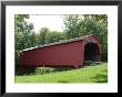 Allaman Covered Bridge In Henderson County, North Of Nauvoo, Illinois, Usa by Gayle Harper Limited Edition Print
