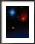 Space Illustration Titled Duo Novae by Ron Russell Limited Edition Print