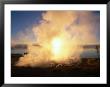 Hot Spring At Sunrise In West Thumb Geyser Basin, Yellowstone National Park, Usa by John Elk Iii Limited Edition Print