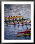 Several Six Man Pirogues In Papeete Harbour, Papeete, Tahiti, The French Polynesia by Tony Wheeler Limited Edition Print