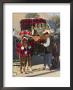 Man Standing By Colourful Horse Cart, Maimana, Faryab Province, Afghanistan by Jane Sweeney Limited Edition Print