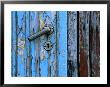 Weathered Door, Handle And Lock / Keyhole, Ny Alesund, Svalbard by Holger Leue Limited Edition Print