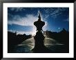 Samson's Fountain At Night, On Namesti Premysin Otakar Ii Square, Ceske Budejovice, Czech Republic by Martin Moos Limited Edition Print