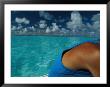 Scenic View Of The Lagoon Over The Shoulder Of A Boat Driver by Jodi Cobb Limited Edition Print