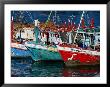 Fishing Boats Lined Up, Ko Samui, Surat Thani, Thailand by Bill Wassman Limited Edition Pricing Art Print
