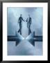 Executives Shaking Hands At Arrows by Karen Stolper Limited Edition Print