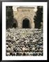 Observing Ramadan, Moslem Men Bow And Pray In Front Of A Mosque In Jerusalem by Richard Nowitz Limited Edition Print