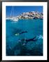 Two People Snorkelling, France by Jean-Bernard Carillet Limited Edition Print