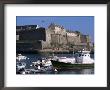 Harbour And Citadel, Le Palais, Belle Ile En Mer, Britttany, France by Guy Thouvenin Limited Edition Print