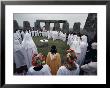 Druids At Stonehenge, Wiltshire, England, United Kingdom by Adam Woolfitt Limited Edition Print